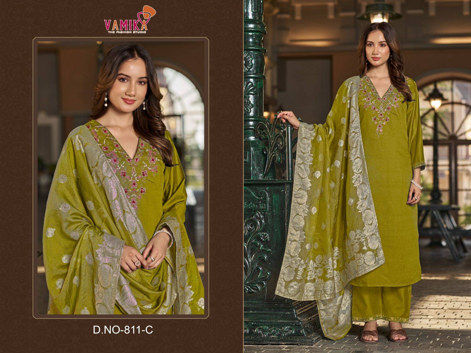 ZOYA by VamiKa 912 A To 912 D Series Beautiful Festive Suits Colorful Stylish Fancy Casual Wear & Ethnic Wear Viscose Silk Embroidery Dresses At Wholesale Price
